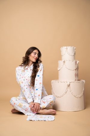 Памучна пижама Детски рисунки